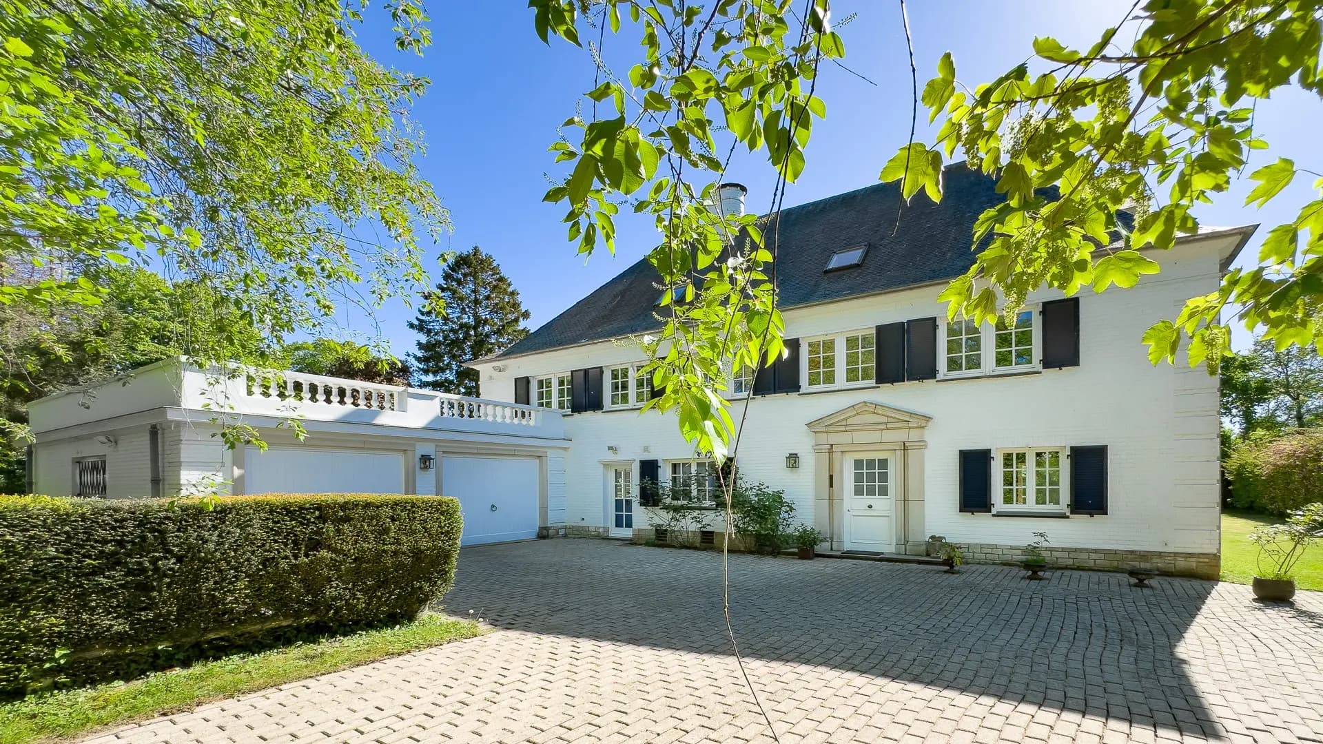 Villa traditionnelle dont les sols ont été isolés